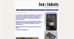 Desktop Screenshot of lexanlabels.co.za